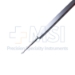 Foreign Body Spud, Lance Shaped Gently Curved Tip, Serrated Flat Handle, Polished Finish, Overall Length 4-3/4" (120mm) - 5-1983