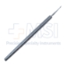 Foreign Body Spud, Lance Shaped Gently Curved Tip, Serrated Flat Handle, Polished Finish, Overall Length 4-3/4" (120mm) - 5-1983