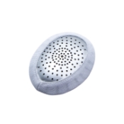 Fox Aluminum Pinhole Eye Shield, Adult, White Cover, Made in USA, Box of 50 