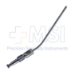 Frazier Suction Tube, 12 French (4mm), XX-Large, Angled 30 Degrees, Stylette, Thumb Plate Cutoff Hole, Working Length 4-1/2" (100mm), Overall Length 6-3/4" (171mm) - 1613-0012