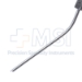 Frazier Suction Tube, 12Fr, (4mm), XX-Large, Angled 30 Degrees, Stylette, Thumb Plate Cutoff Hole, Working Length 4-1/2" (100mm) Overall Length 6-3/4" (171mm) - D2830