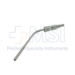 Frazier Suction Tube, 14Fr, (4.67mm), XXXX-Large, Angled 30 Degrees, Stylette, Thumb Plate Cutoff Hole, Working Length 4-1/2" (100mm), Overall Length 6-3/4" (171mm) - 1613-0014
