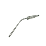 Frazier Suction Tube, 14Fr, (4.67mm), XXXX-Large, Angled 30 Degrees, Stylette, Thumb Plate Cutoff Hole, Working Length 4-1/2" (100mm), Overall Length 6-3/4" (171mm) 