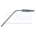 Frazier Suction Tube, 15Fr, Angled, Slotted Thumb Hole, Working Length 4-1/2" (115mm), Overall Length 8" (195mm) - 856134BOS