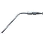 Frazier Suction Tube, 15Fr, Angled, Slotted Thumb Hole, Working Length 4-1/2" (115mm), Overall Length 8" (195mm) 