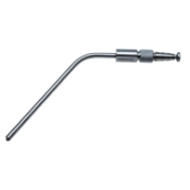 Frazier Suction Tube, 15Fr, Angled, Slotted Thumb Hole, Working Length 4-1/2" (115mm), Overall Length 8" (195mm) 