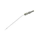 Frazier Suction Tube, 3Fr, (10mm), XXXXX-Small, Angled 30 Degrees, Stylette, Thumb Plate Cutoff Hole, Working Length 4-1/2" (100mm), Overall Length 6-3/4" (171mm) 