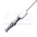 Frazier Suction Tube, 4Fr, (1.33mm), XXXX-Small, Angled 30 Degrees, Stylette, Thumb Plate Cutoff Hole, Working Length 4-1/2" (100mm), Overall Length 6-3/4" (171mm) - 1613-0004