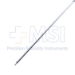 Frazier Suction Tube, 4Fr, (1.33mm), XXXX-Small, Angled 30 Degrees, Stylette, Thumb Plate Cutoff Hole, Working Length 4-1/2" (100mm), Overall Length 6-3/4" (171mm) - 1613-0004