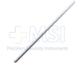 Frazier Suction Tube, 5 French (1.67mm), XXX-Small, Angled 30 Degrees, Stylette, Thumb Plate Cutoff Hole, Working Length 4-1/2" (100mm), Overall Length 6-3/4" (171mm) - 1613-0005