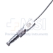Frazier Suction Tube, 6 French (20mm), XX-Small, Angled 30 Degrees, Stylette, Thumb Plate Cutoff Hole, Working Length 4-1/2" (100mm), Overall Length 6-3/4" (171mm) - 1613-0006