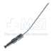Frazier Suction Tube, 6 French (20mm), XX-Small, Angled 30 Degrees, Stylette, Thumb Plate Cutoff Hole, Working Length 4-1/2" (100mm), Overall Length 6-3/4" (171mm) - 1613-0006