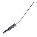 Frazier Suction Tube, 6 French (20mm), XX-Small, Angled 30 Degrees, Stylette, Thumb Plate Cutoff Hole, Working Length 4-1/2" (100mm), Overall Length 6-3/4" (171mm) 