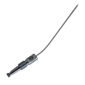 Frazier Suction Tube, 6 French (20mm), XX-Small, Angled 30 Degrees, Stylette, Thumb Plate Cutoff Hole, Working Length 4-1/2" (100mm), Overall Length 6-3/4" (171mm) 