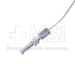 Frazier Suction Tube, 6Fr, (2mm), XX-Small, Angled 30 Degrees, Stylette, Thumb Plate Cutoff Hole, Working Length 4-1/2" (100mm), Overall Length 6-3/4" (171mm) - D2823