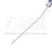 Frazier Suction Tube, 6Fr, (2mm), XX-Small, Angled 30 Degrees, Stylette, Thumb Plate Cutoff Hole, Working Length 4-1/2" (100mm), Overall Length 6-3/4" (171mm) - D2823
