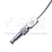 Frazier Suction Tube, 8 French (2.67mm), Small, Angled 30 Degrees, Stylette, Thumb Plate Cutoff Hole, Working Length 4-1/2" (100mm), Overall Length 6-3/4" (171mm) - 1613-0008
