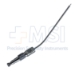 Frazier Suction Tube, 9 French (3mm), Medium, Angled 30 Degrees, Stylette, Thumb Plate Cutoff Hole, Working Length 4-1/2" (100mm), Overall Length 6-3/4" (171mm) - 1613-0009