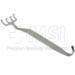 Freeman Face Lift Retractor, Adamson Model, 4 Prongs, 2 Recessed Pointed, Triangular Bend, 38mm Blade Width, 18mm Blade Length, 68mm Bend To Tip, Overall Length Is 6-3/4" (174mm) - 19004-16-1040