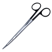 Freeman Scissors, Curved, Ergonomic Handle, Overall Length 7" (178mm) 