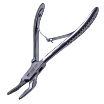 Friedman Rongeur, 45 Degrees Angled Jaws, 4mm Bite, Overall Length 5-1/2" (140mm) 
