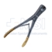 Wire & Cable Cutter, TC, Double Action, Front Cut, Maximum Capacity 0.62" (1.6mm), Overall Length 7" (178mm) - D6625