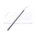 Fukasaku Lasik Spatula, 1mm, 10mm Tip To Bend, Round Serrated Handle, Overall Length 4-3/4" (120mm) - 11-4-3641