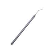 Fukasaku Lasik Spatula, 1mm, 10mm Tip To Bend, Round Serrated Handle, Overall Length 4-3/4" (120mm) 636197,11/4/3641,K3-2530