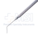 Fukasaku Lasik Spatula, 0.5mm, 10mm Tip To Bend, Round Longitudnial Grooved Handle, Overall Length 4-3/4" (120mm) - 11-4-3641.5