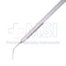 Fukasaku Lieberman Micro Finger / Phaco Spatula, Double Ended, Right (For Use In Right Hand), Angled Tips, Small Pupil Snapper Hook, Microfinger Other End, Longitudinal Grooved Handle, Overall Length 5-1/4" (130mm) - 11-4-3475