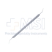 Fukasaku Lieberman Micro Finger / Phaco Spatula, Double Ended, Right (For Use In Right Hand), Angled Tips, Small Pupil Snapper Hook, Microfinger Other End, Longitudinal Grooved Handle, Overall Length 5-1/4" (130mm) - 11-4-3475