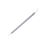 Fukasaku Lieberman Micro Finger / Phaco Spatula, Double Ended, Right (For Use In Right Hand), Angled Tips, Small Pupil Snapper Hook, Microfinger Other End, Longitudinal Grooved Handle, Overall Length 5-1/4" (130mm) 575566,11/4/3475,K3-2364