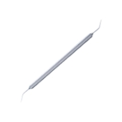 Fukasaku Lieberman Micro Finger / Phaco Spatula, Double Ended, Right (For Use In Right Hand), Angled Tips, Small Pupil Snapper Hook, Microfinger Other End, Longitudinal Grooved Handle, Overall Length 5-1/4" (130mm) 575566,11/4/3475,K3-2364