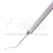 Fukasaku Lieberman Micro Finger / Phaco Spatula, Double Ended, Left (For Use In Right Hand), Angled Tips, Small Pupil Snapper Hook, Microfinger Other End, Longitudinal Grooved Handle, Overall Length 5-1/4" (130mm) - 11-4-3476