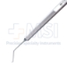 Fukasaku Lieberman Micro Finger / Phaco Spatula, Double Ended, Left (For Use In Right Hand), Angled Tips, Small Pupil Snapper Hook, Microfinger Other End, Longitudinal Grooved Handle, Overall Length 5-1/4" (130mm) - 11-4-3476
