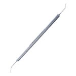 Fukasaku Lieberman Micro Finger / Phaco Spatula, Double Ended, Left (For Use In Right Hand), Angled Tips, Small Pupil Snapper Hook, Microfinger Other End, Longitudinal Grooved Handle, Overall Length 5-1/4" (130mm) 575932,11/4/3476,K3-2365