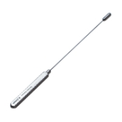 Garrett Vascular Dilator, Elongated Oval 4mm Tip, Matte Mirror Finish, Thin Shaft, Overall Length 5-1/2" (140mm) 
