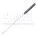 Garrett Vascular Dilator, Elongated Oval 1mm Tip, Matte Mirror Finish, Thin Shaft, Overall Length 5-1/2" (140mm) - 38-6601-001BX