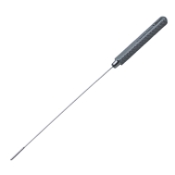 Garrett Vascular Dilator, Elongated Oval 1mm Tip, Matte Mirror Finish, Thin Shaft, Overall Length 5-1/2" (140mm) 