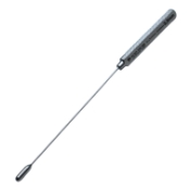Garrett Vascular Dilator, Elongated Oval 3.5mm Tip, Matte Mirror Finish, Thin Shaft, Overall Length 5-1/2" (140mm) 