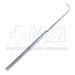 Gass Retinal Detachment Hook, Flattened 13mm "Graefe Type" Hook, Larger Hole, Flat Smooth Handle, Polished Finish, Overall Length 5.9" (150mm) - 11-4-7851-L