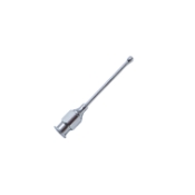 Gass Vitreous Aspirating Cannula, 16ga, 5mm Ball Shaped Tip, Circular Markings Every 5mm Starting 6mm From Tip, Polished Finish, Overall Length 1-3/8" (35mm) 1160133,May-76,E4965