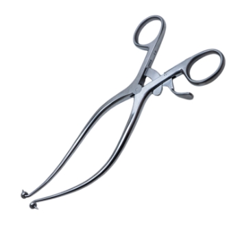 Gelpi Perenial Retractor, Ball Stops, Sharp Points, Overall Length 7" (178mm) 