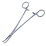 Gemini Forceps, Full Curve, Delicate, Serrated Jaws, Overall Length 8" (203mm) 