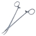 Gemini Forceps, Gentle Curve, Delicate, Serrated Jaws, Overall Length 7" (180mm) - 1921-21642BX