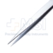 German Jeweler Extra Fine Pointed Forceps, 0.17mm Tip Width, #3C, Smooth Flat Handle, Matte Finish, Overall Length 4-1/3" (110mm) - 11-6-7631