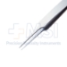 German Jeweler Extra Fine Pointed Forceps, 0.1mm Tip Width, #5, Smooth Flat Handle, Matte Finish, Overall Length 4-1/3" (110mm) - 11-6-7661