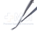 Gills-Welsh Vannas Micro Scissors, Angled, Sharp Tips, 7mm Blades, 13mm Mid-Screw To Tip, Serrated Handle, Overall Length 3-3/8" (86mm) - 11-5-6181
