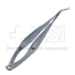 Gills-Welsh Vannas Micro Scissors, Angled, Sharp Tips, 7mm Blades, 13mm Mid-Screw To Tip, Serrated Handle, Overall Length 3-3/8" (86mm) - 11-5-6181