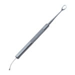 Gills-Welsh Lens Loop, 5mm Wide x 7mm Long Ultra Thin Loop, Olive Tip, Flat Handle, Overall Length 4-3/4" (121mm) E0649,3735E,E0649